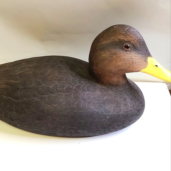 1997 Darren Osmond Carved Decoy Duck, handcarved